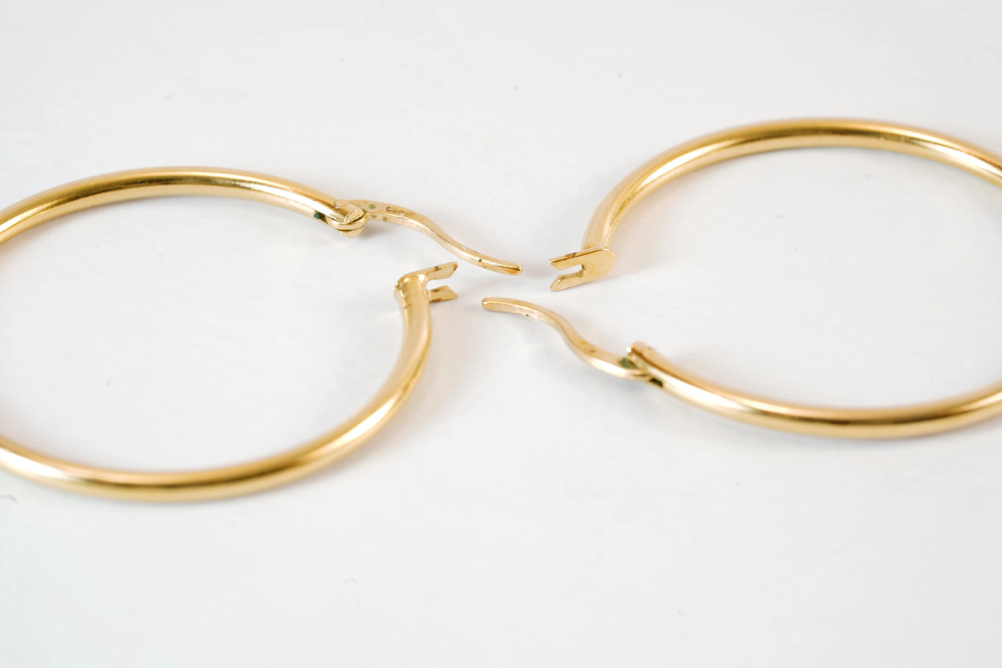 Boucles d'oreilles Créoles en Plaque Or Ma boutique