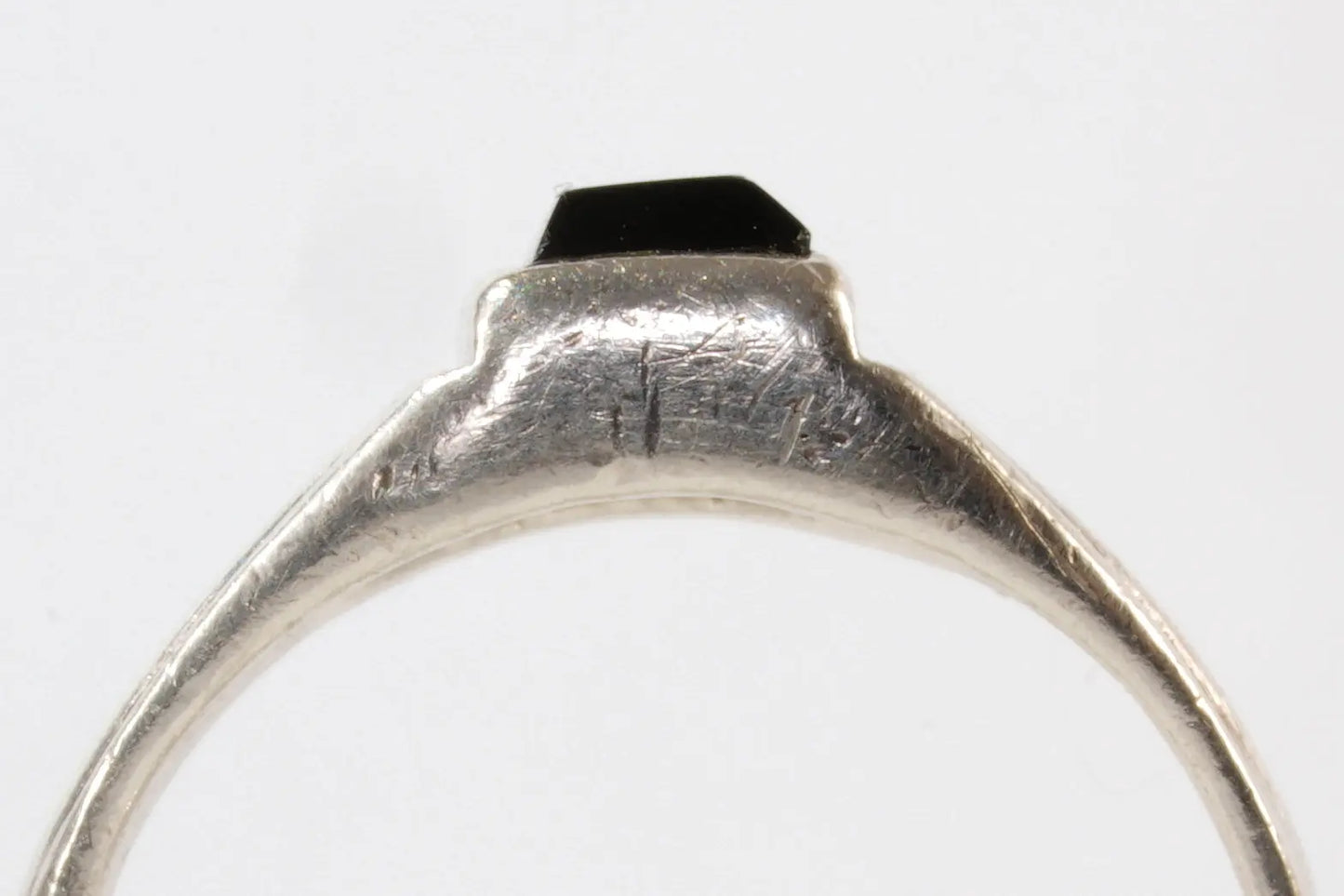 Chevalière en Argent avec pierre Onyx Ma boutique