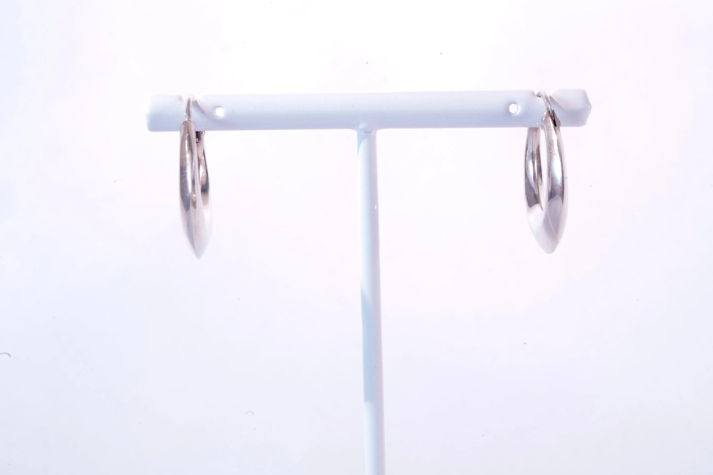 Boucles d'oreilles créoles larges en Argent Ma boutique