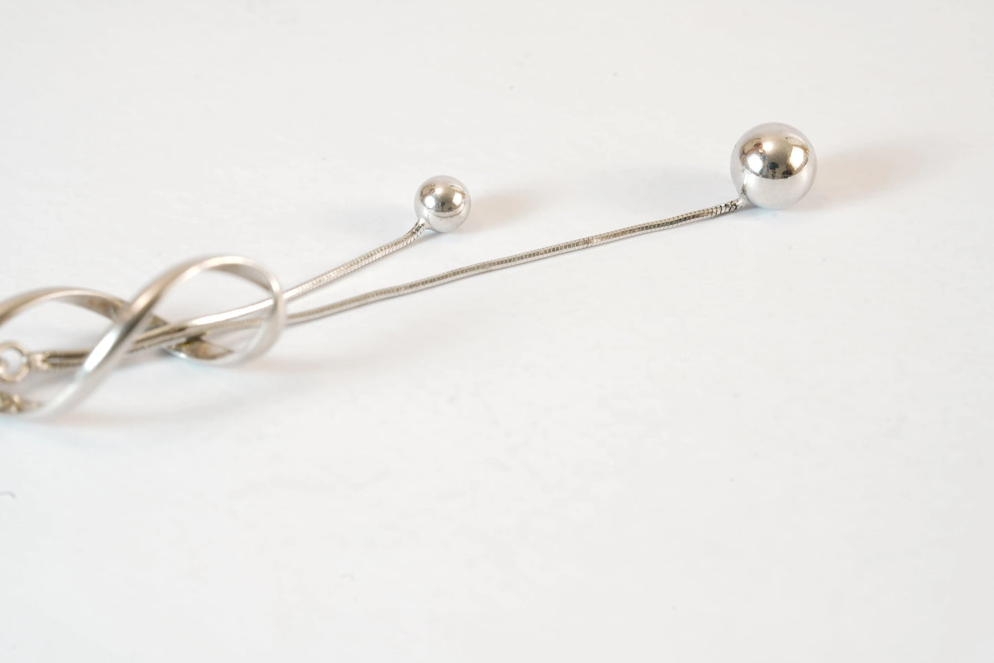 Boucles d'oreilles en Argent avec anneau torsadé autour de 2 fils Ma boutique