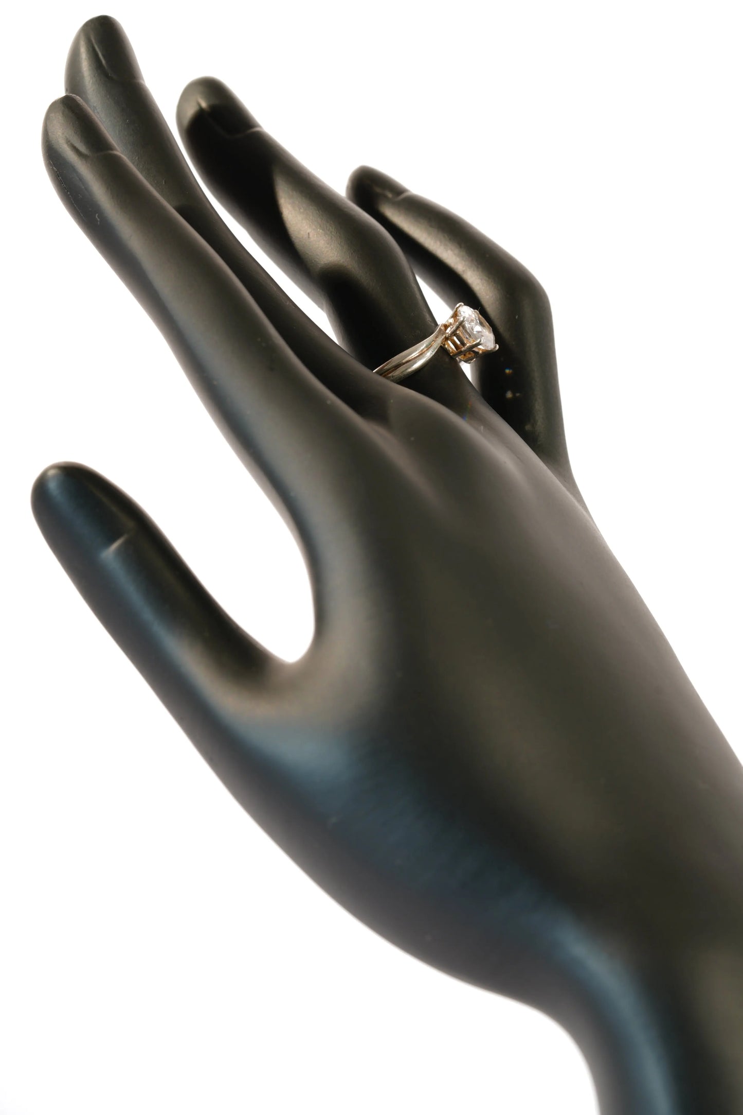 Solitaire en Argent avec pierre montée en Zirconium Ma boutique