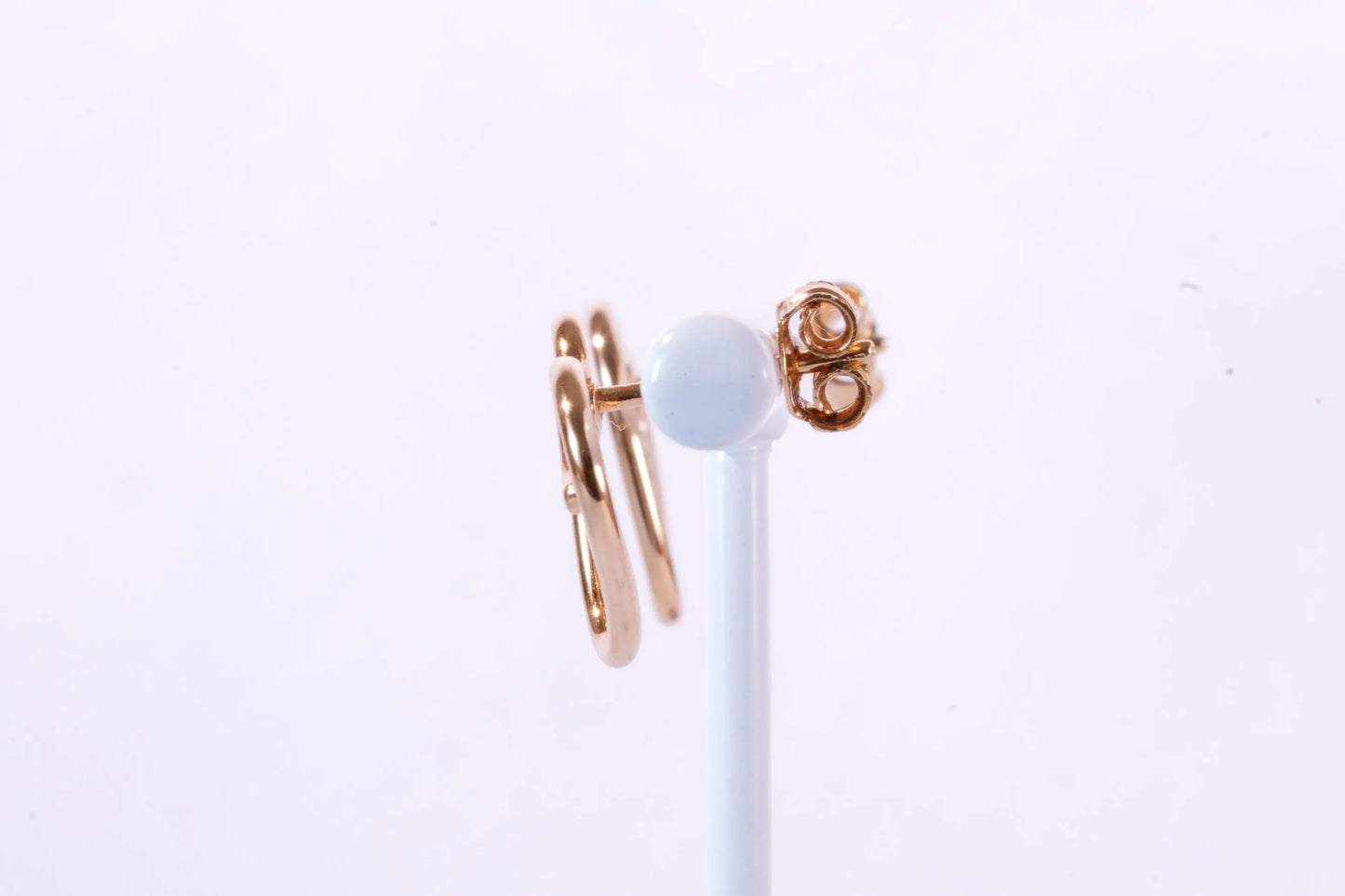 Boucles d'Oreilles forme cœur en Plaqué Or Ma boutique
