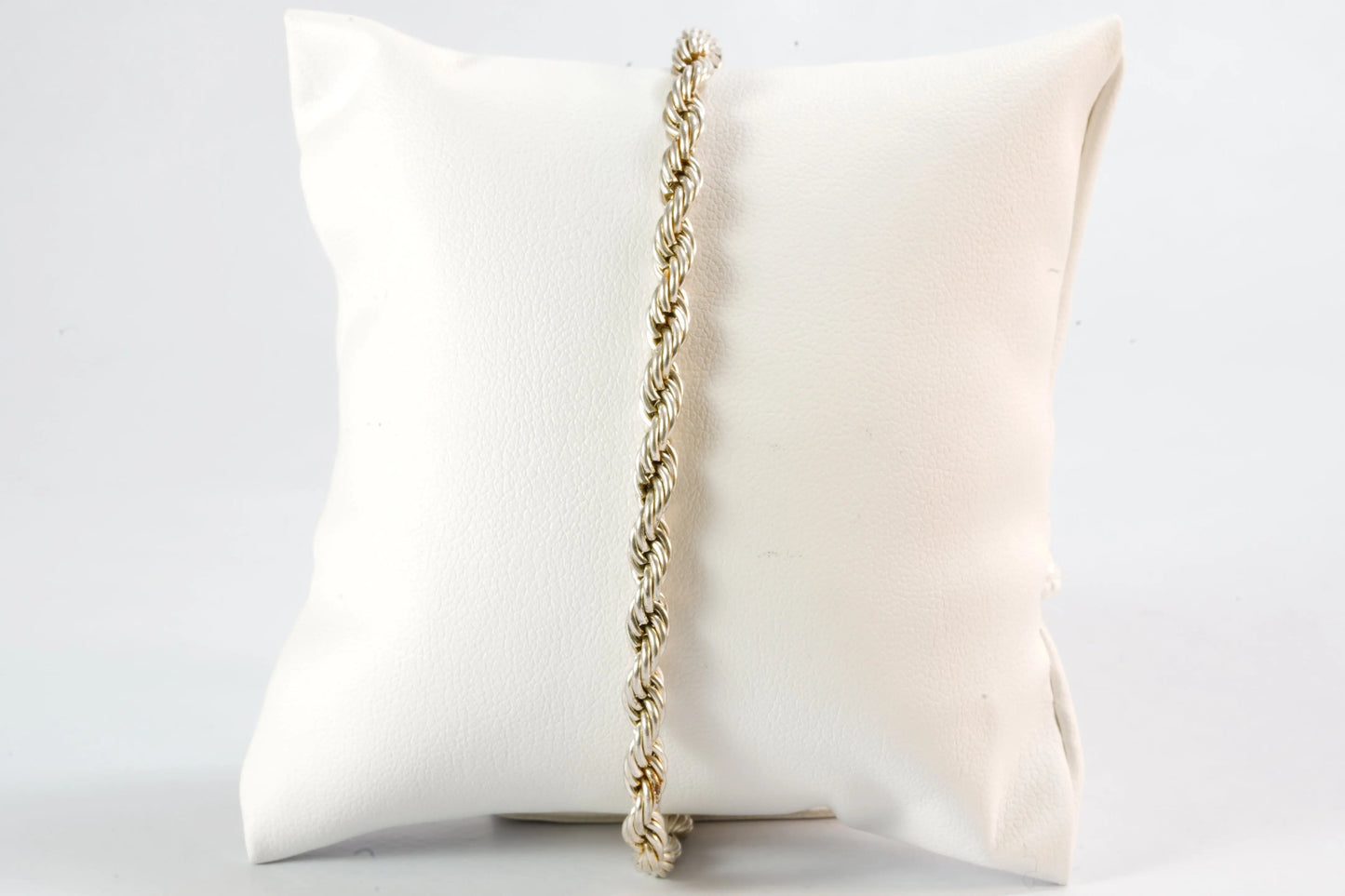 Bracelet en Argent chaine maille corde Ma boutique