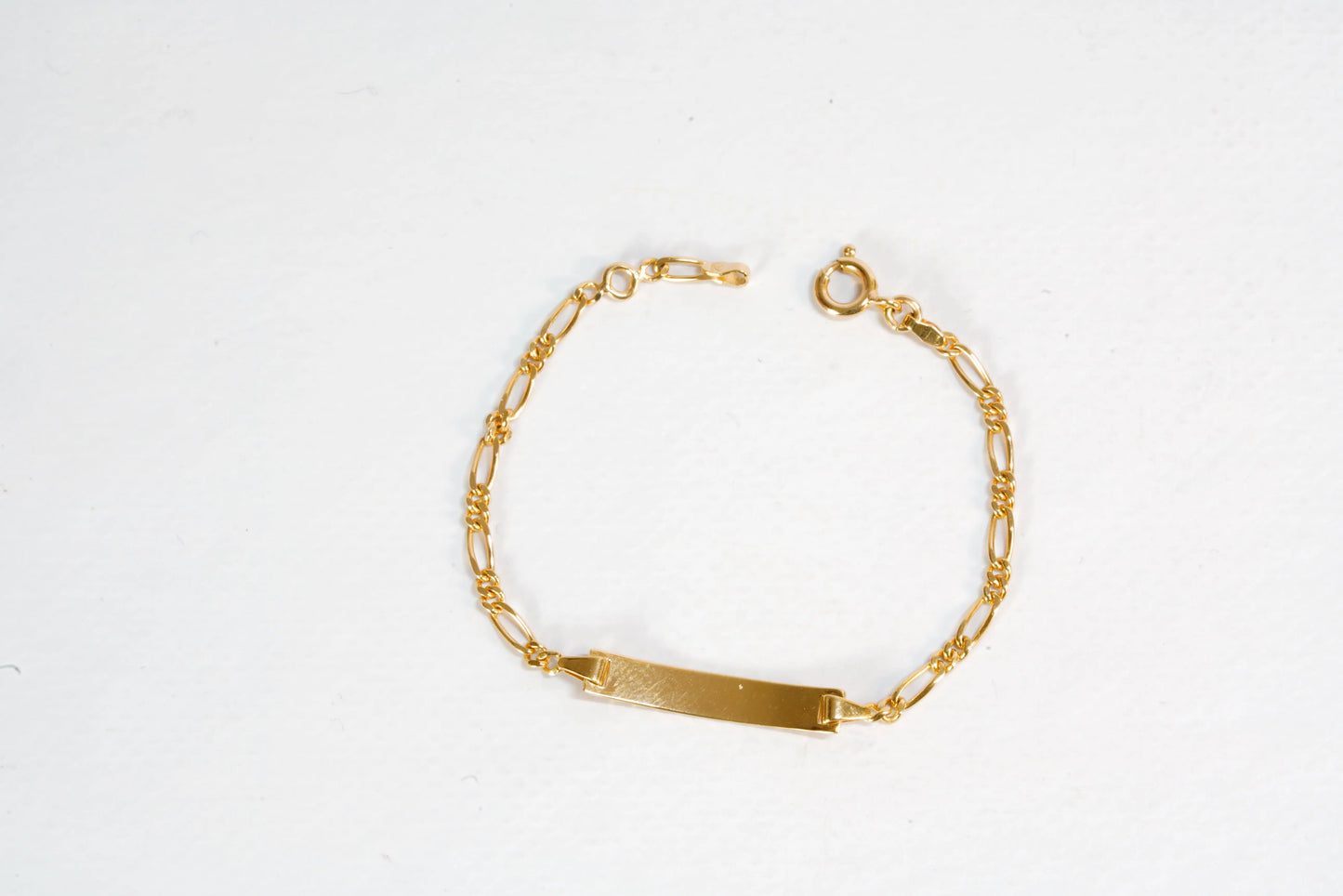 Gourmette plaqué Or chaîne maille figaro Ma boutique