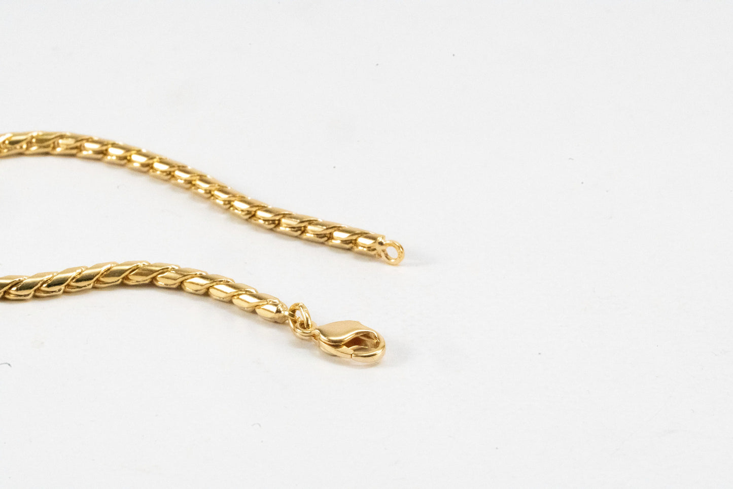 Bracelet en plaqué Or maille palmier Ma boutique