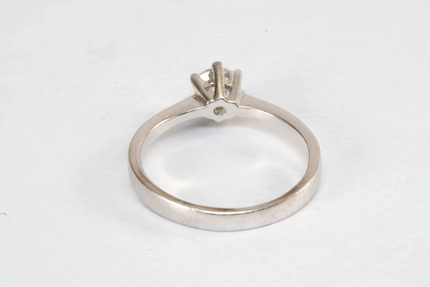 Bague en Argent sertie d'un solitaire Zirconium Ma boutique