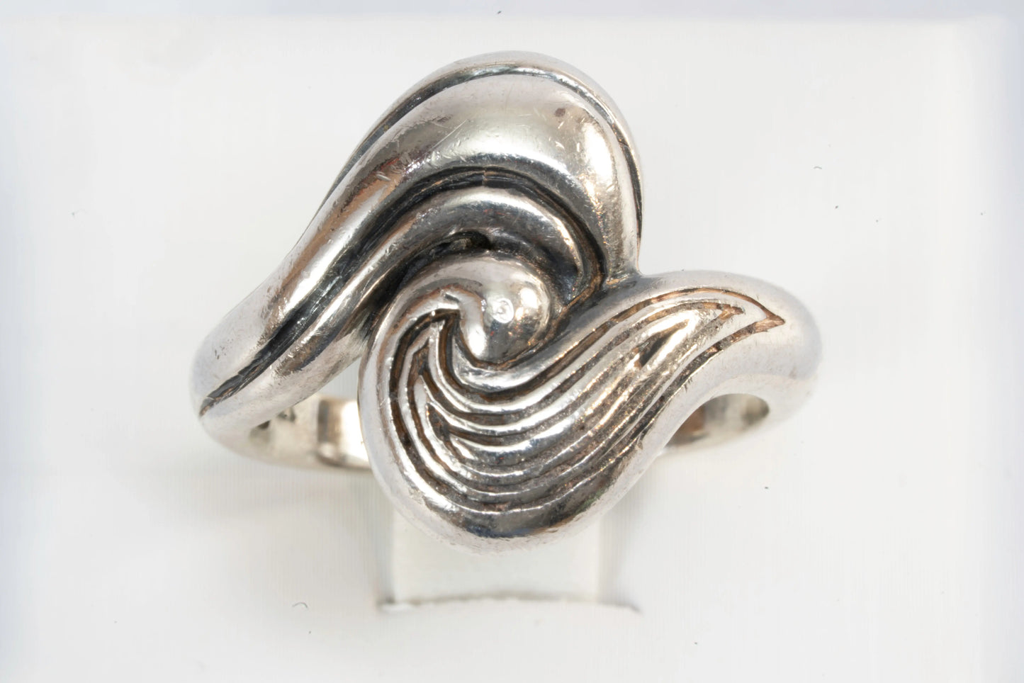 Bague en Argent avec motif vagues Ma boutique