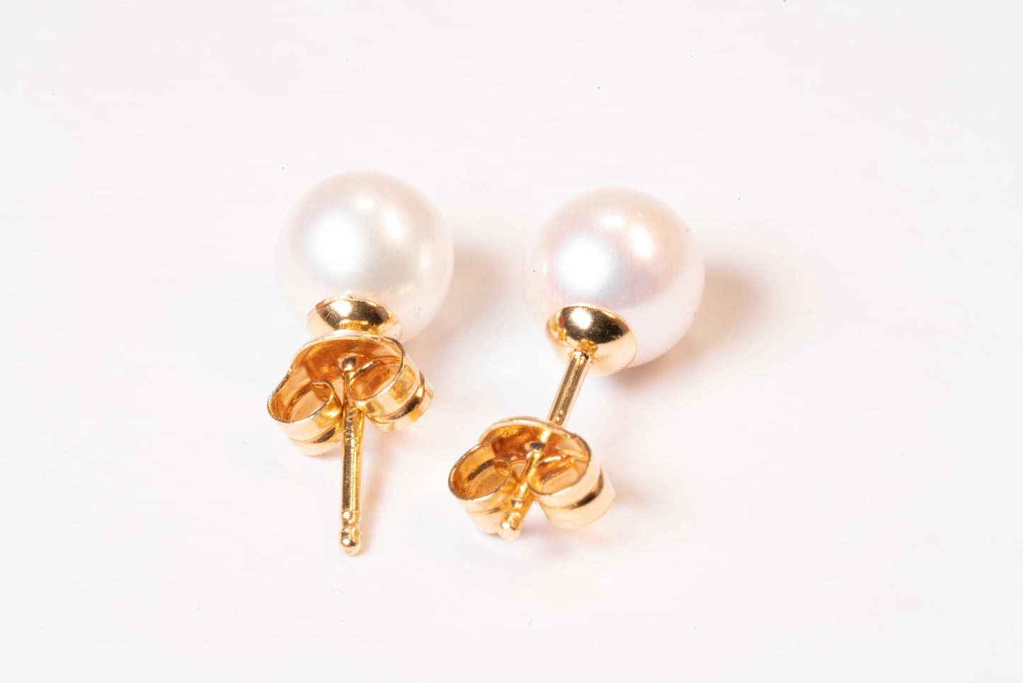 Boucles d'Oreilles Perle de Culture et Or Jaune 18 Carats