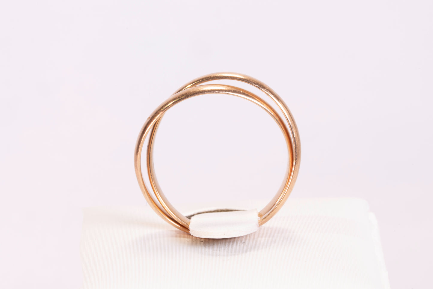 Bague Double Jonc Or Jaune 18K