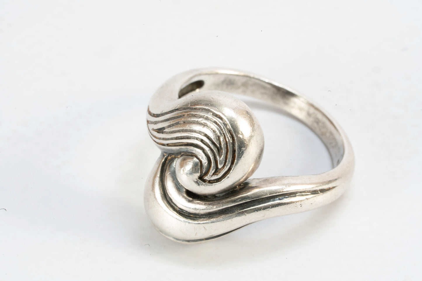 Bague en Argent avec motif vagues Ma boutique