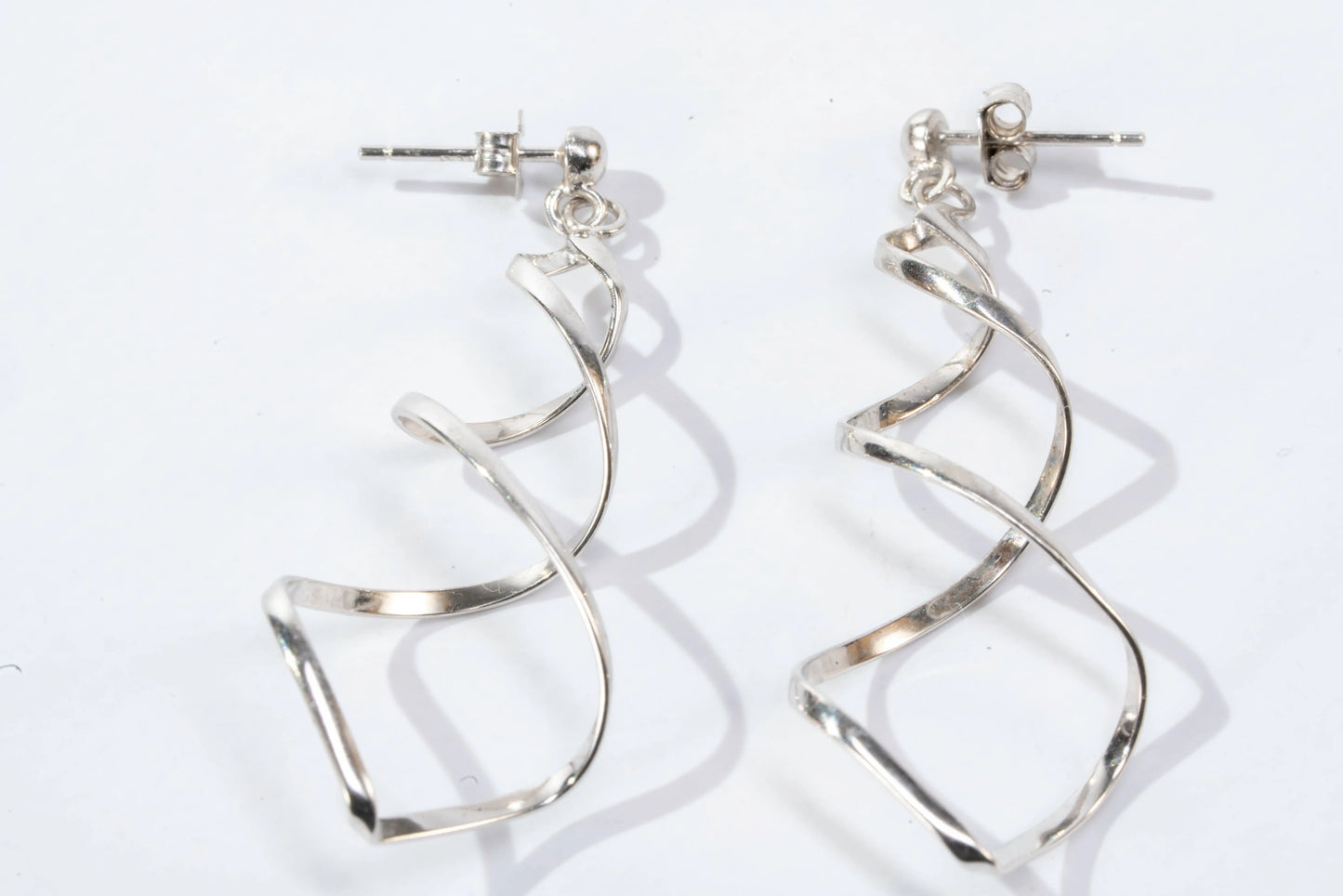 Boucles d'oreilles en Argent torsadées Ma boutique