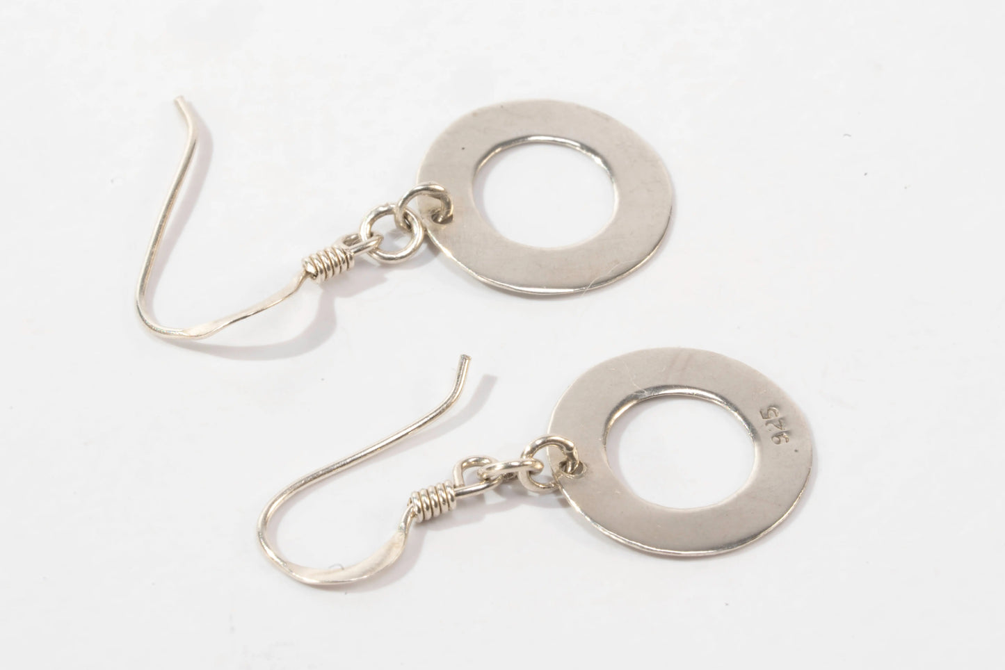Boucles d'oreilles dormeuses en Argent avec petit anneau Ma boutique