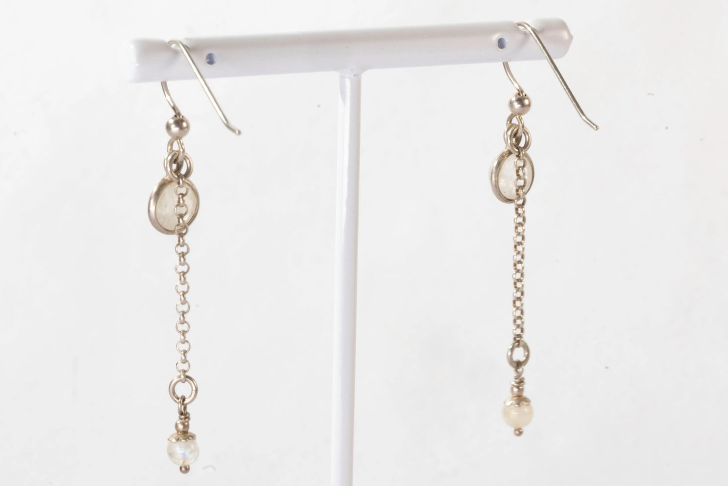 Boucles d'oreilles en Argent avec 2 pendentifs opale Ma boutique