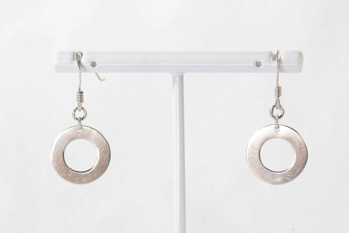 Boucles d'oreilles dormeuses en Argent avec petit anneau Ma boutique