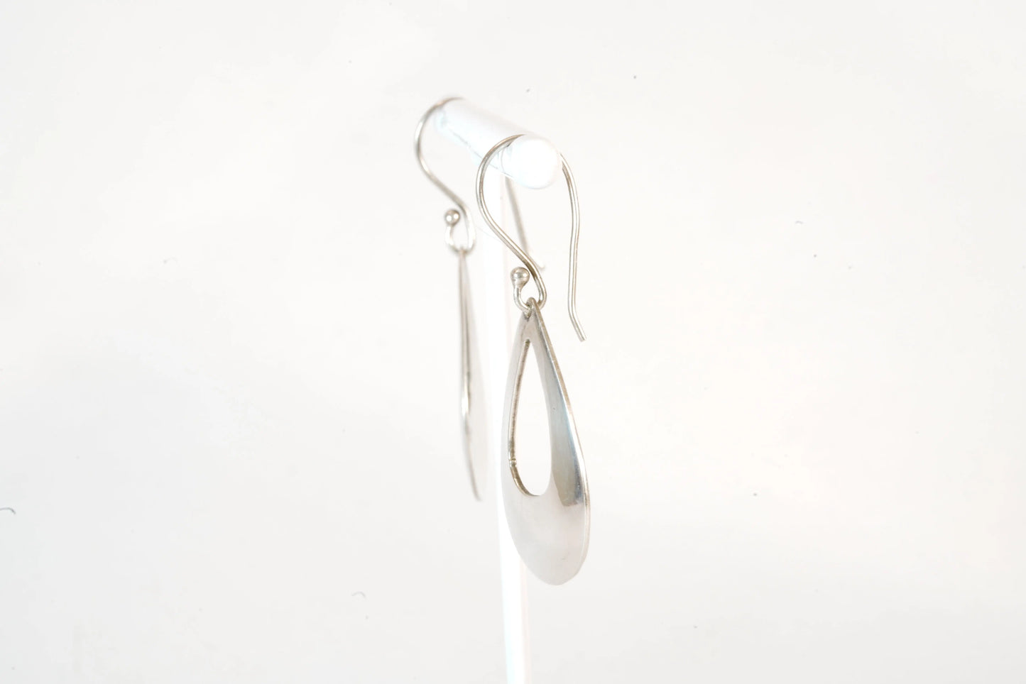 Boucles d'oreilles plates en Argent forme ovale anneau large Ma boutique