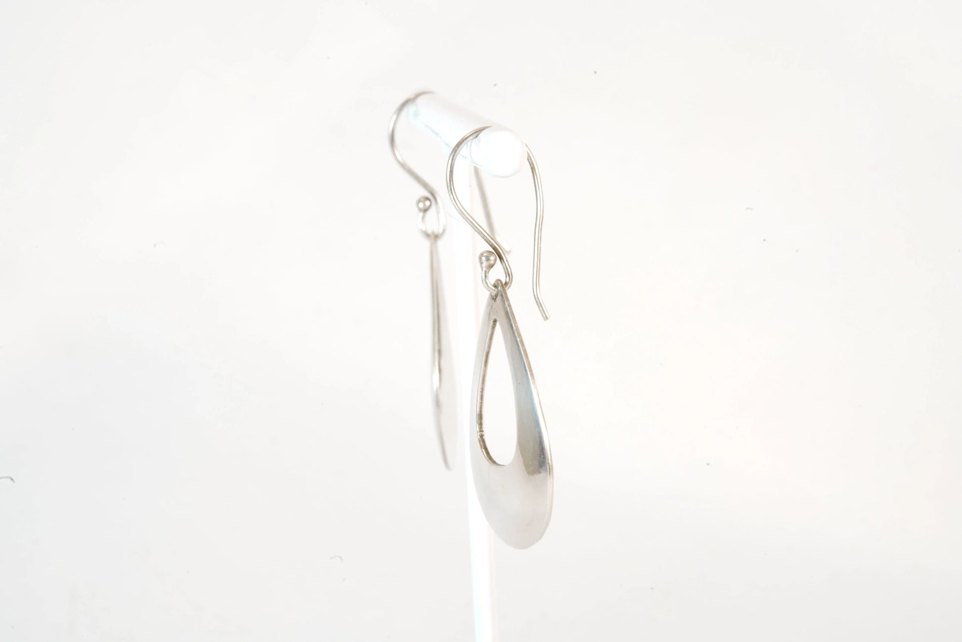 Boucles d'oreilles plates en Argent forme ovale anneau large Ma boutique