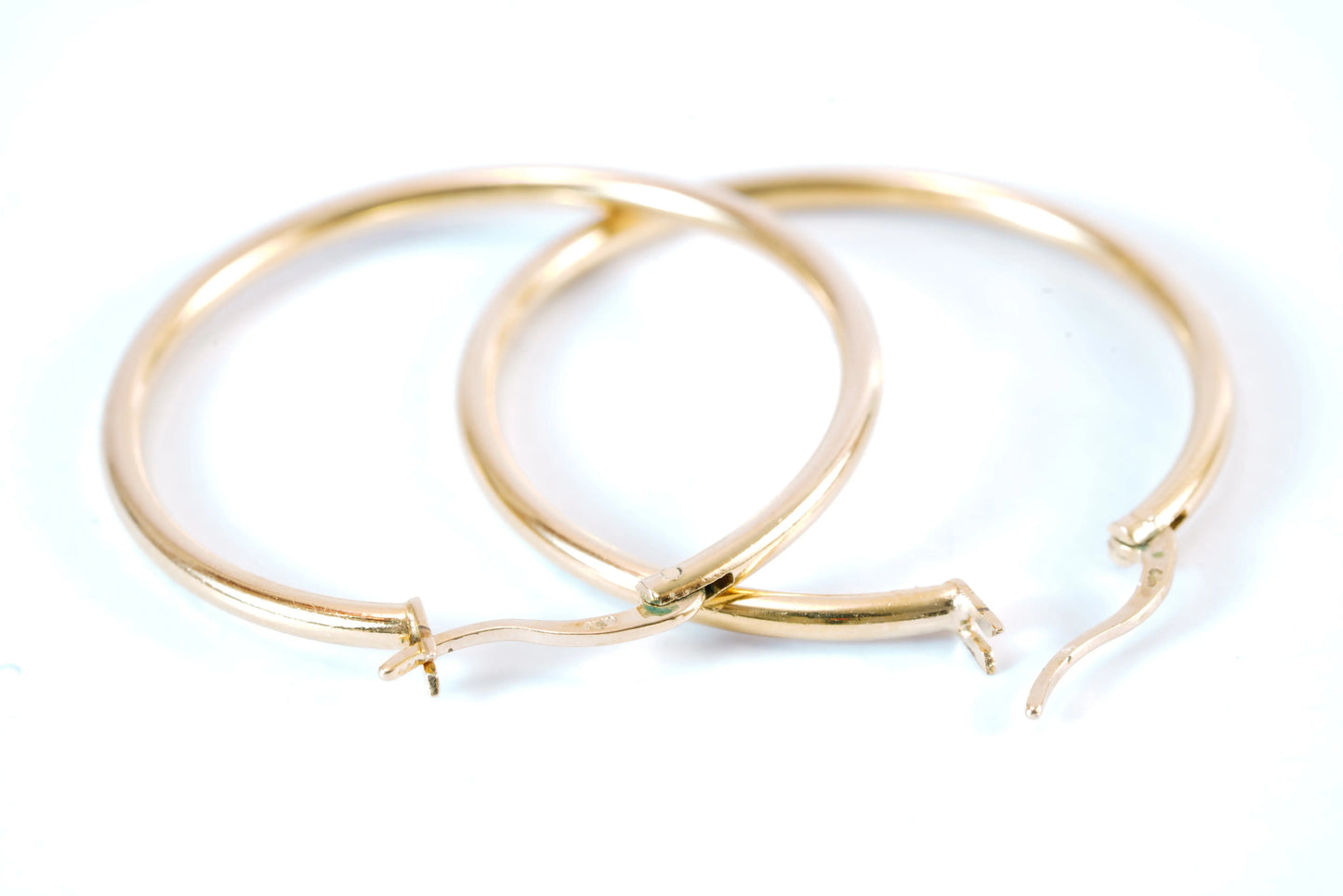Boucles d'oreilles Créoles en Plaque Or Ma boutique