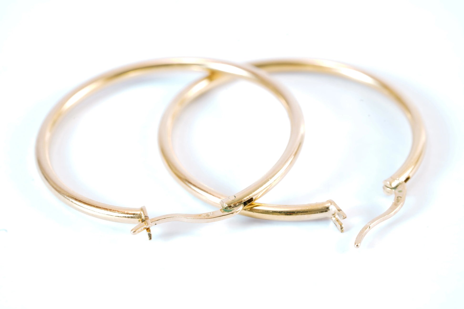 Boucles d'oreilles Créoles en Plaque Or Ma boutique
