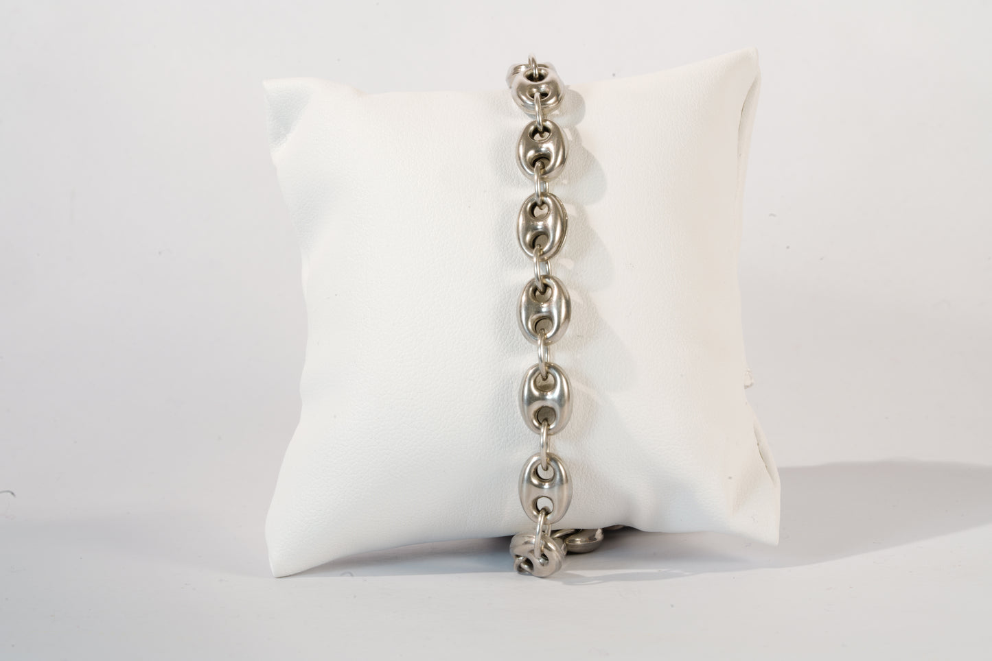 Bracelet en Argent maille grain de café