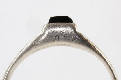 Chevalière en Argent avec pierre Onyx Ma boutique