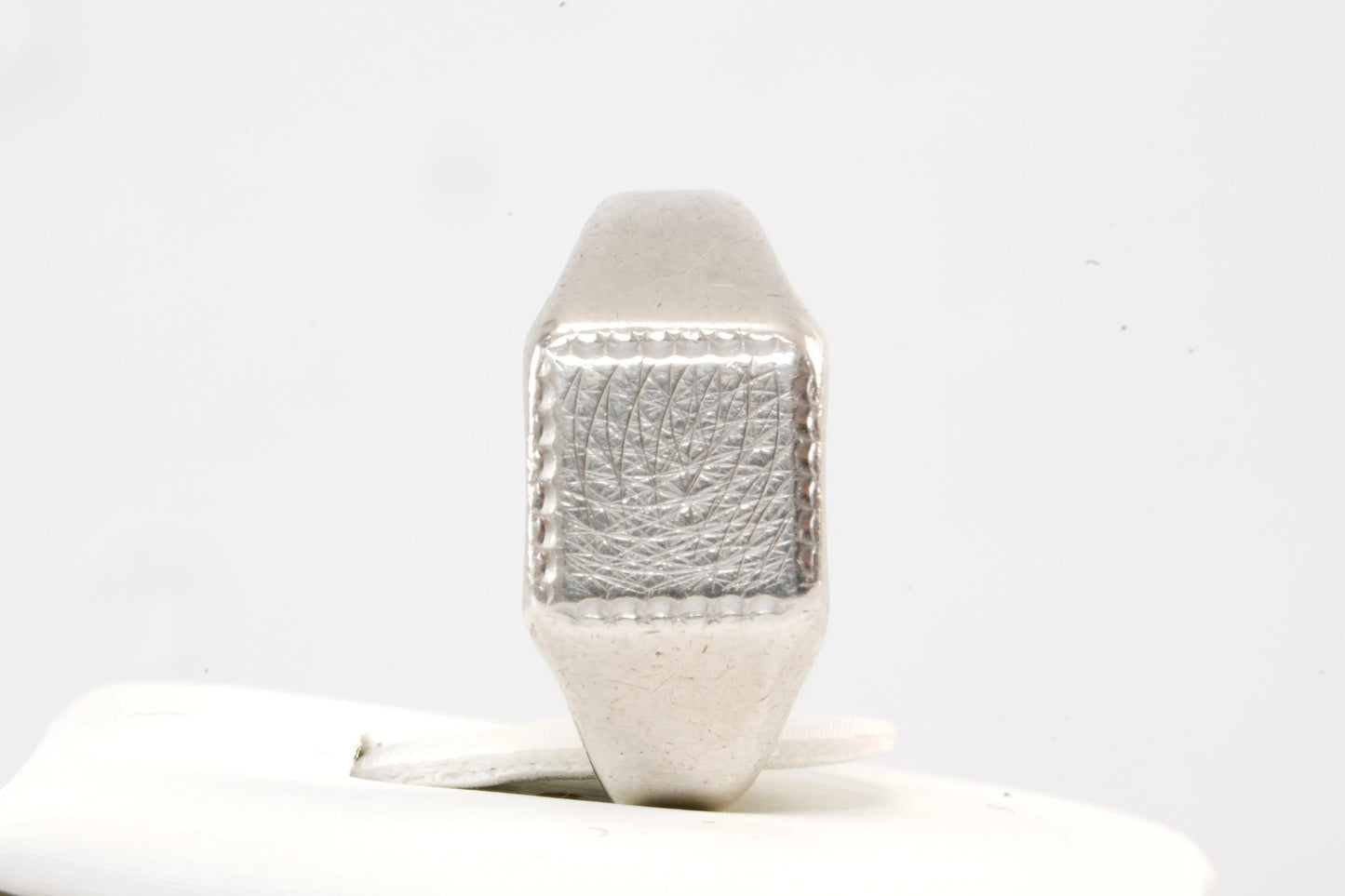 Chevalière gravée en Argent Ma boutique
