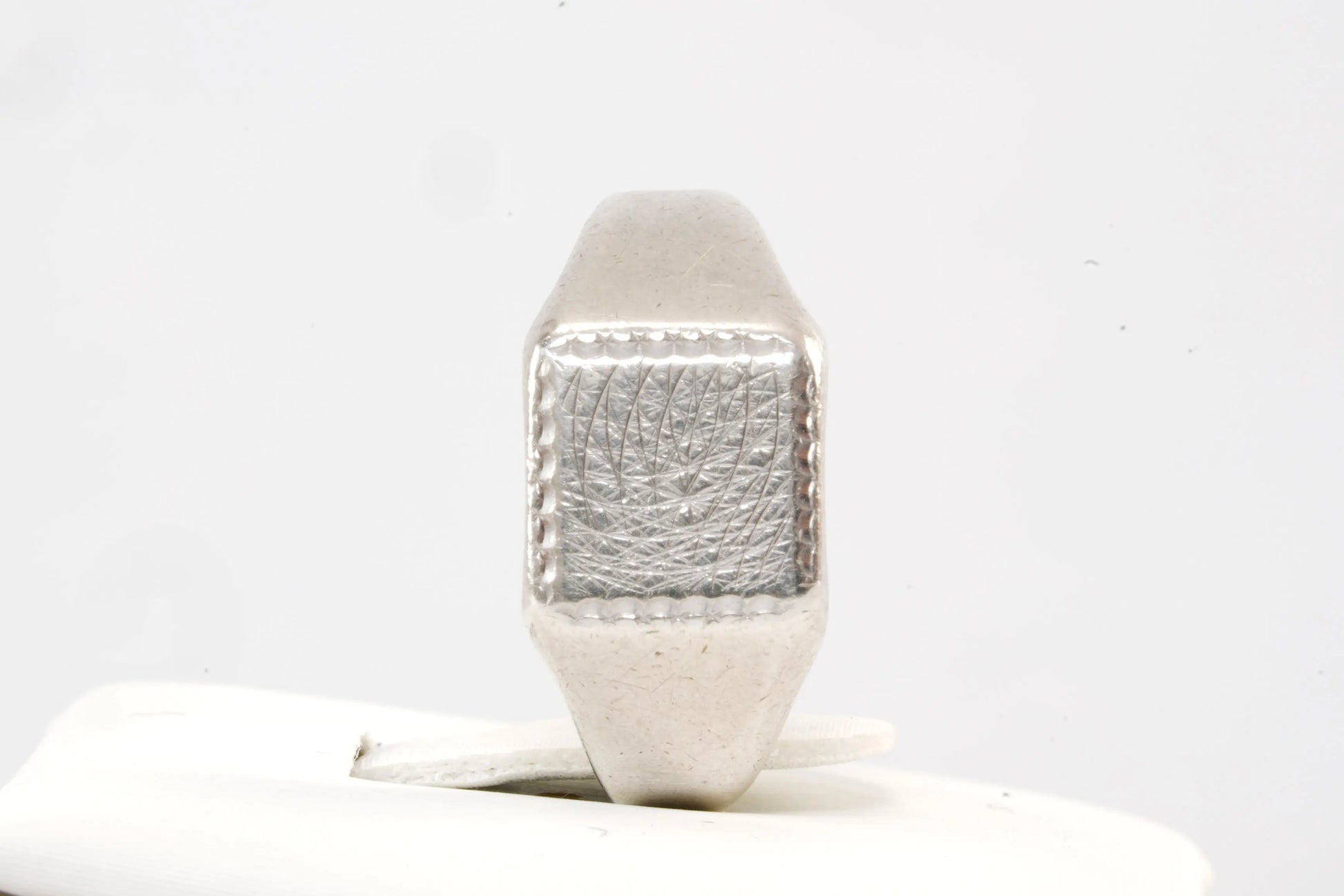 Chevalière gravée en Argent Ma boutique