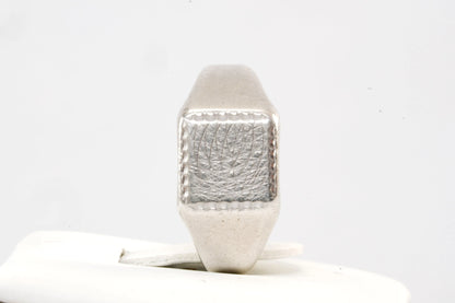Chevalière gravée en Argent Ma boutique