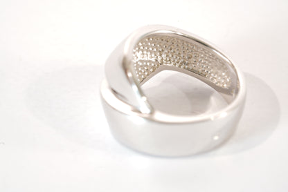 Bague anneaux croisés en Argent AGATHA