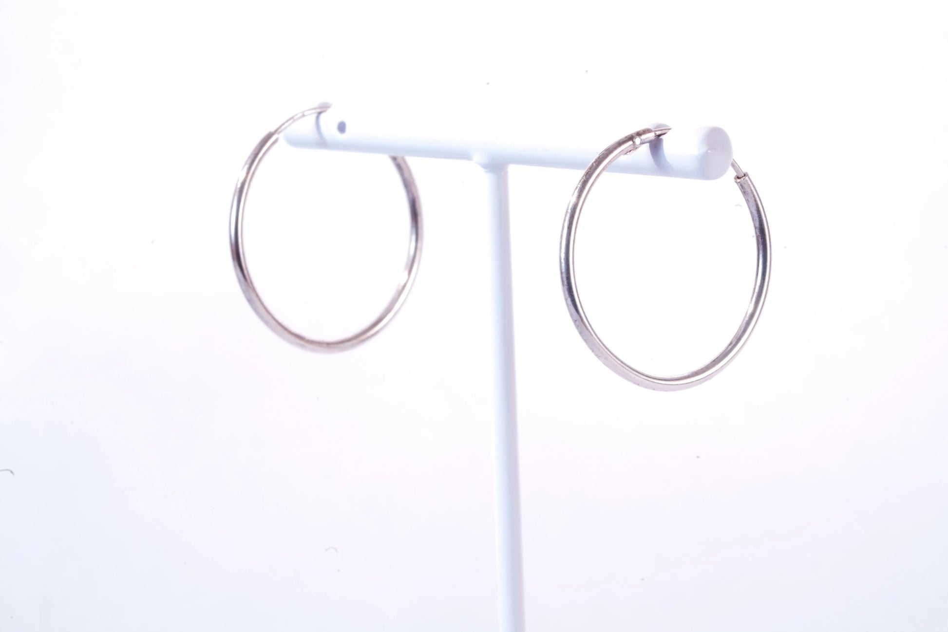 Boucles d'oreilles créoles fines en Argent Ma boutique