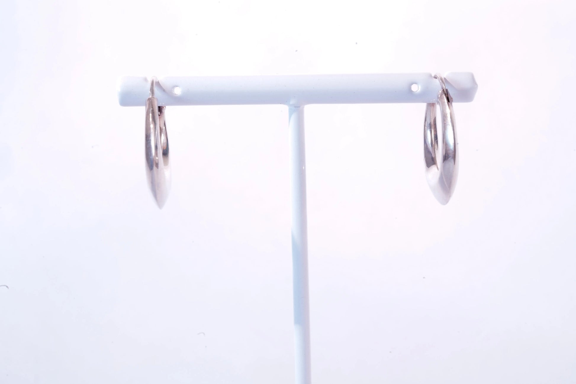 Boucles d'oreilles créoles larges en Argent Ma boutique