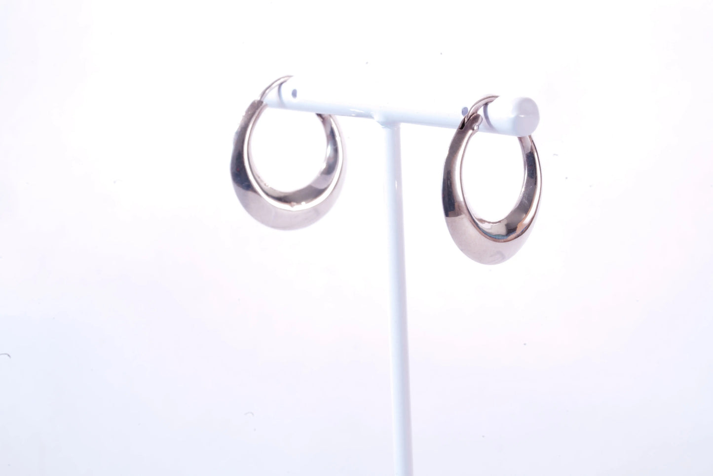 Boucles d'oreilles créoles larges en Argent Ma boutique