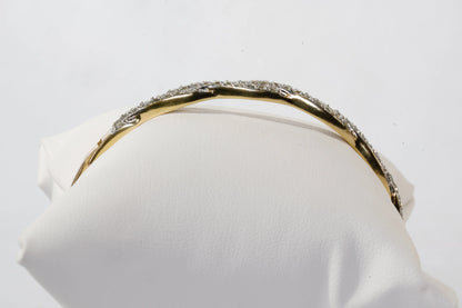 Bracelet en plaqué or avec pierres de Zirconium Ma boutique