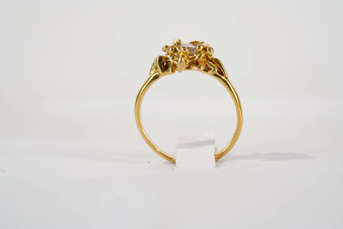 Bague Jourdan en plaqué Or avec pierre de Zirconium Ma boutique
