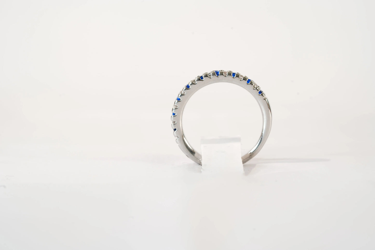 Alliance en Argent avec Pierres Bleues et Zirconium Ma boutique