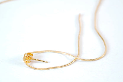 Boucles d'oreilles en Plaqué Or avec 2 fils tombants Ma boutique