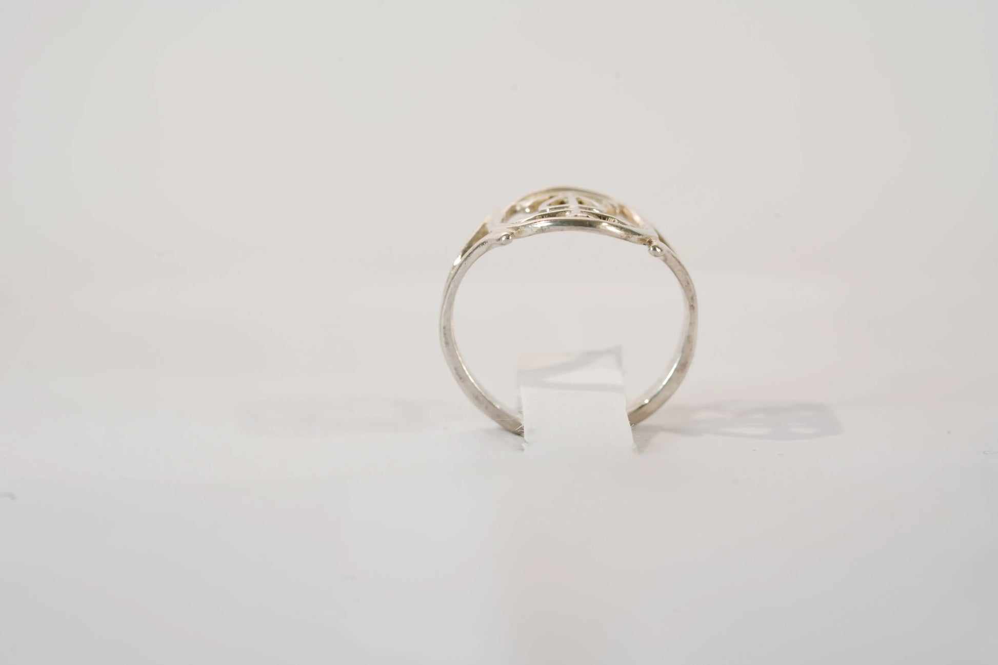 Bague ronde en Argent avec symboles Ma boutique