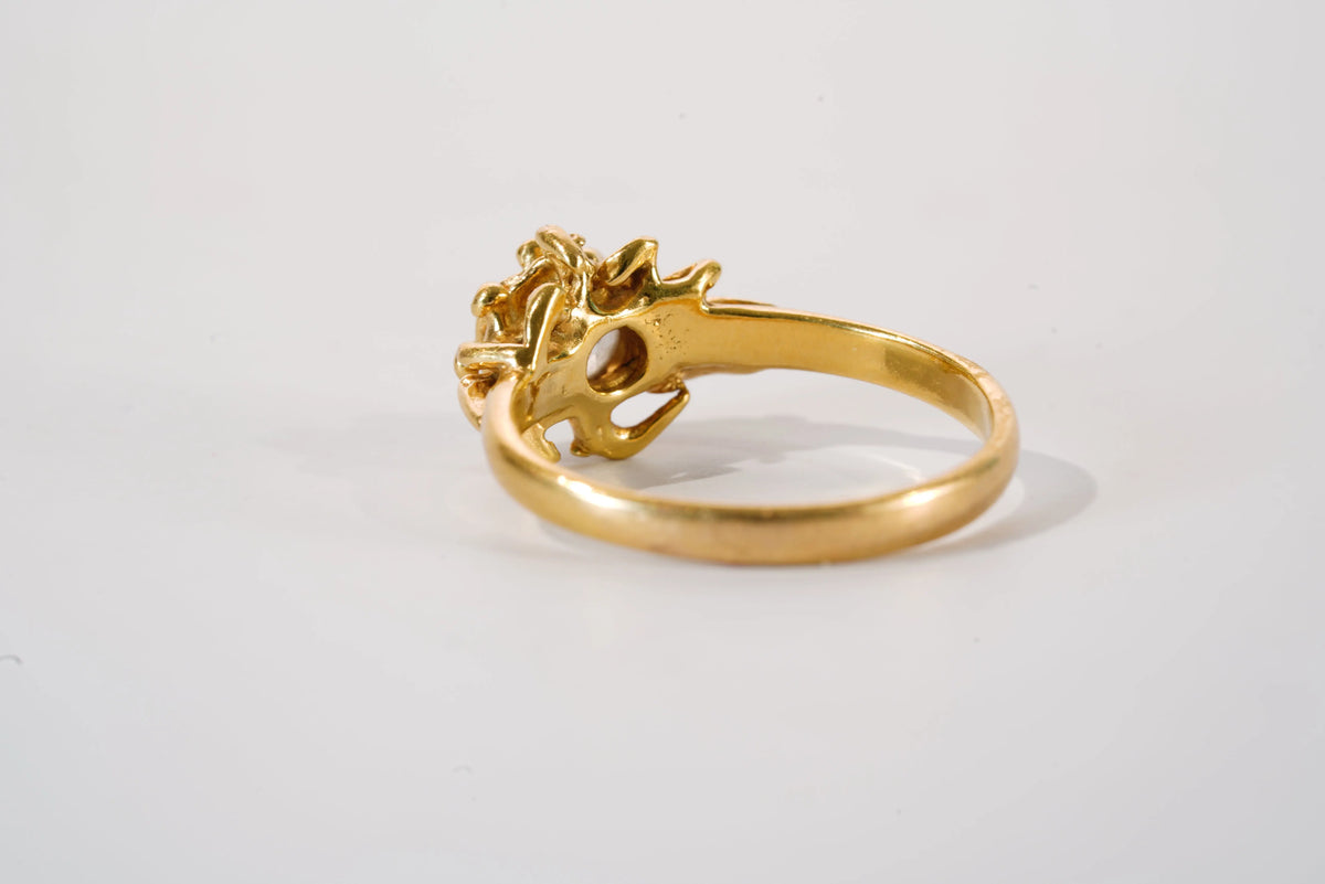 Bague Jourdan en plaqué Or avec pierre de Zirconium Ma boutique