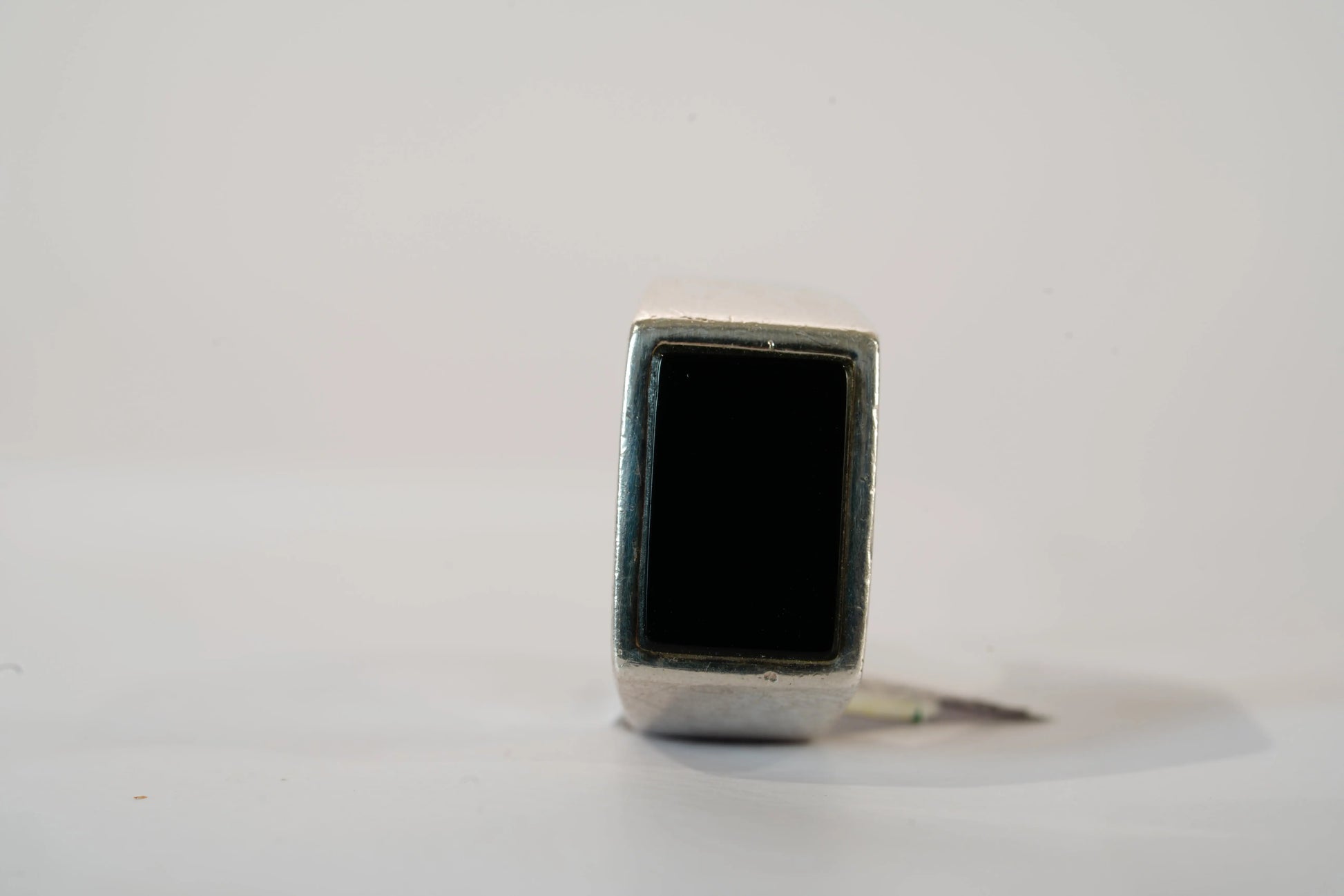 Chevalière en Argent avec pierre Onyx Ma boutique