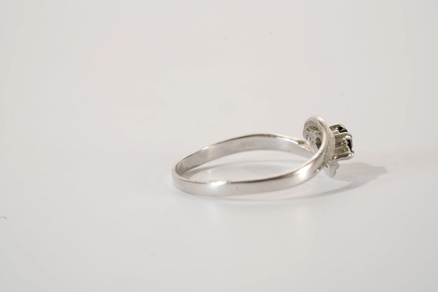 Bague en Argent avec Pierres Saphir et Zirconium Ma boutique