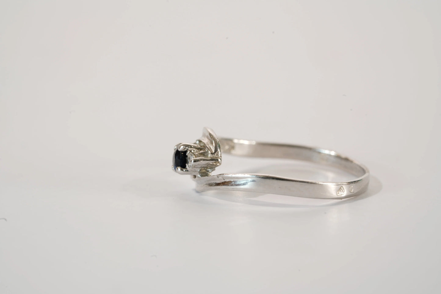 Bague en Argent avec Pierres Saphir et Zirconium Ma boutique