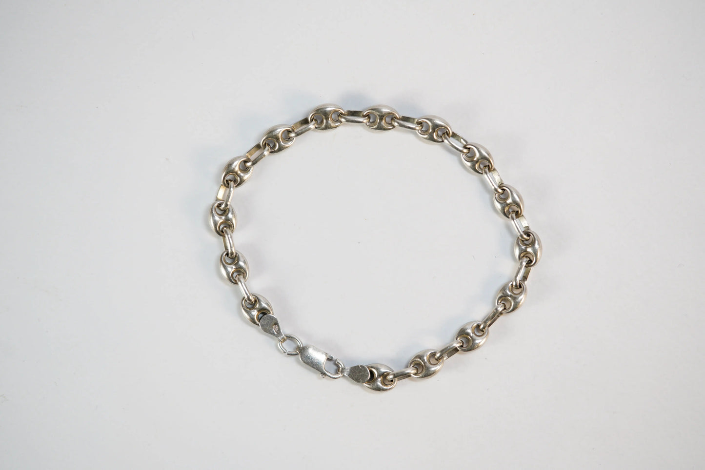 Bracelet en Argent maille grain de café Ma boutique