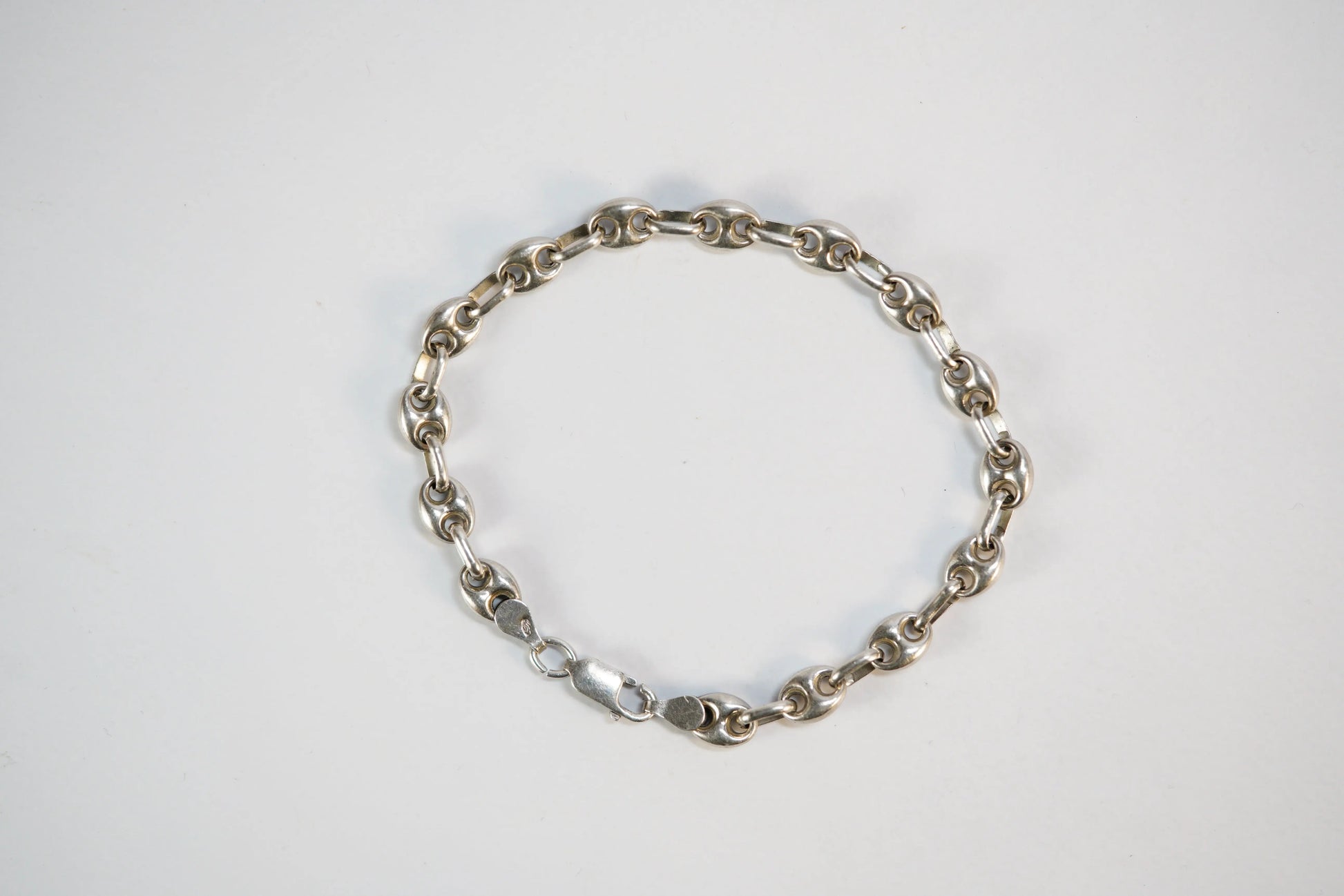 Bracelet en Argent maille grain de café Ma boutique