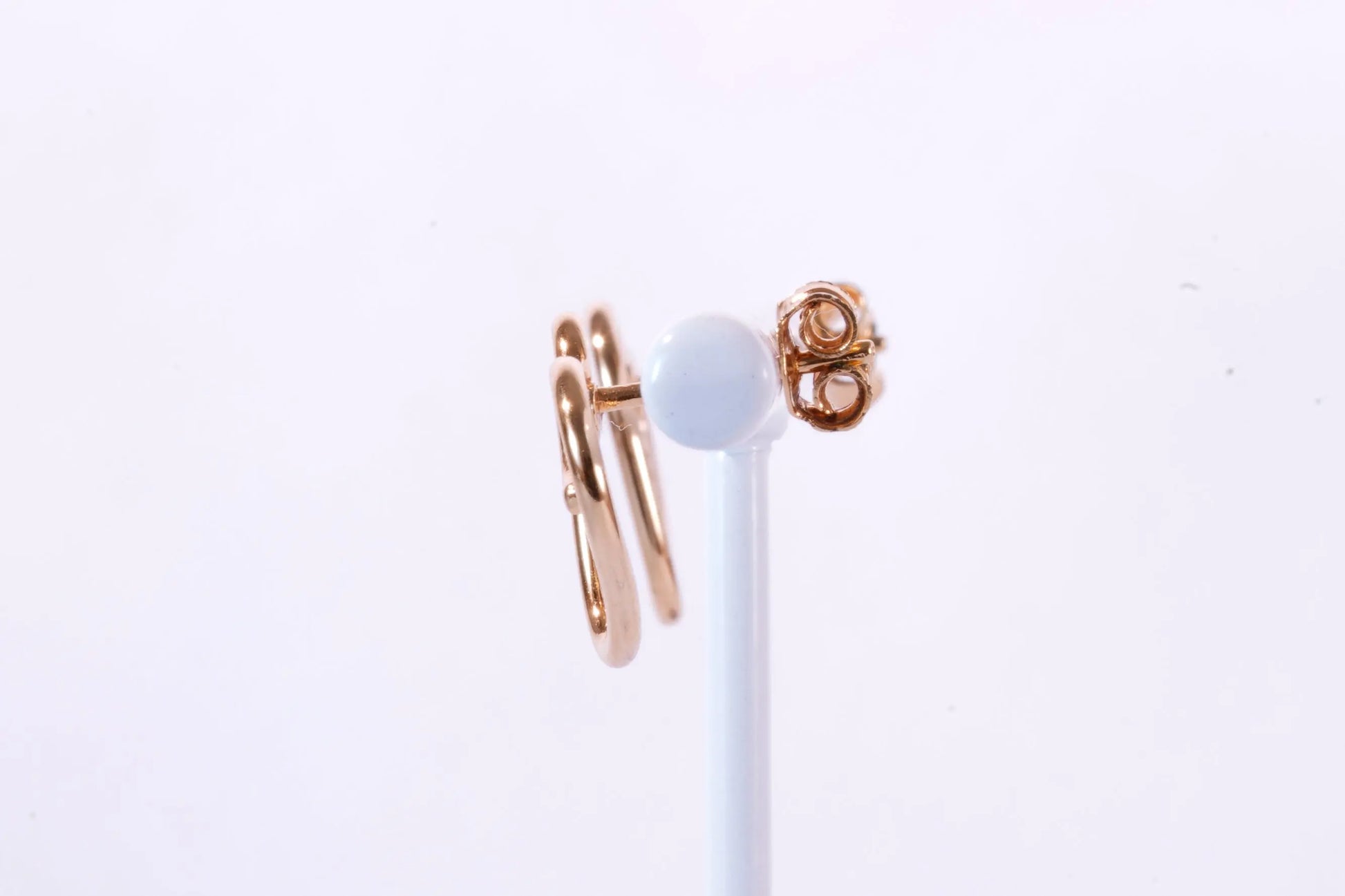 Boucles d'Oreilles forme cœur en Plaqué Or Ma boutique