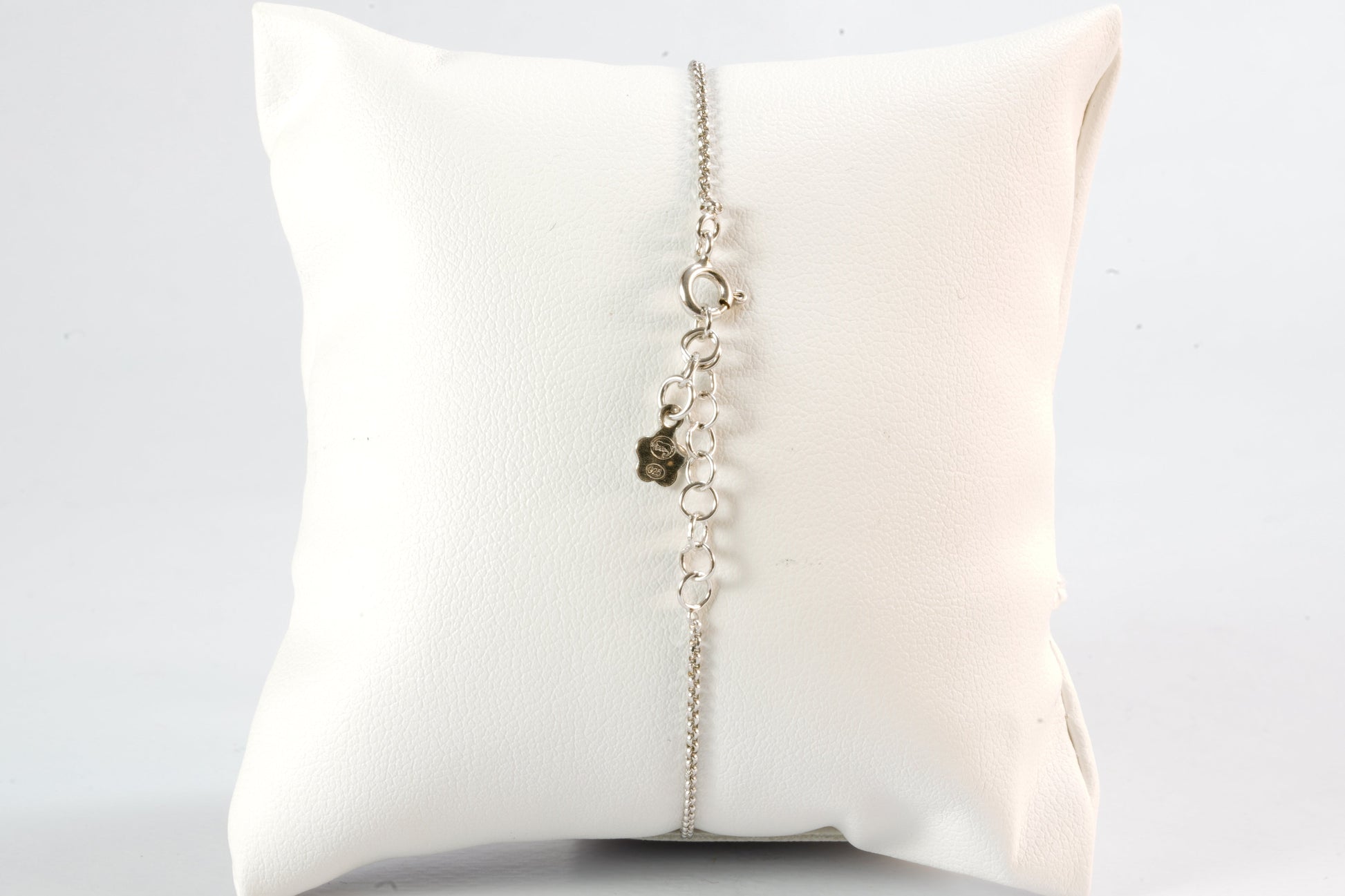 Bracelet en Argent chaine avec fleurs Ma boutique