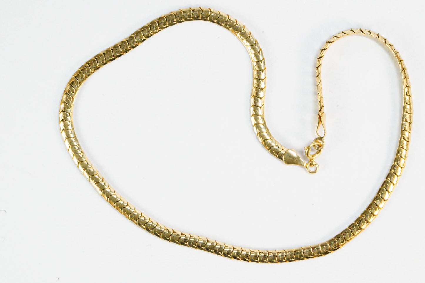 Collier MURAT en Plaqué Or chaine maille serpent Ma boutique