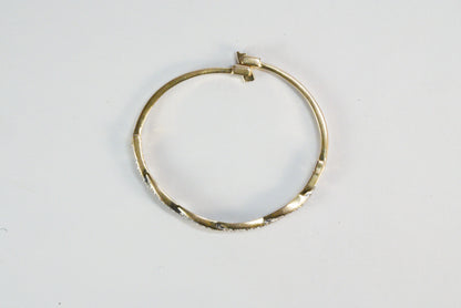 Bracelet en plaqué or avec pierres de Zirconium Ma boutique