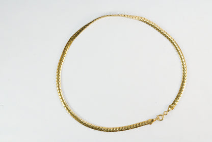 Collier MURAT en Plaqué Or chaine maille serpent Ma boutique