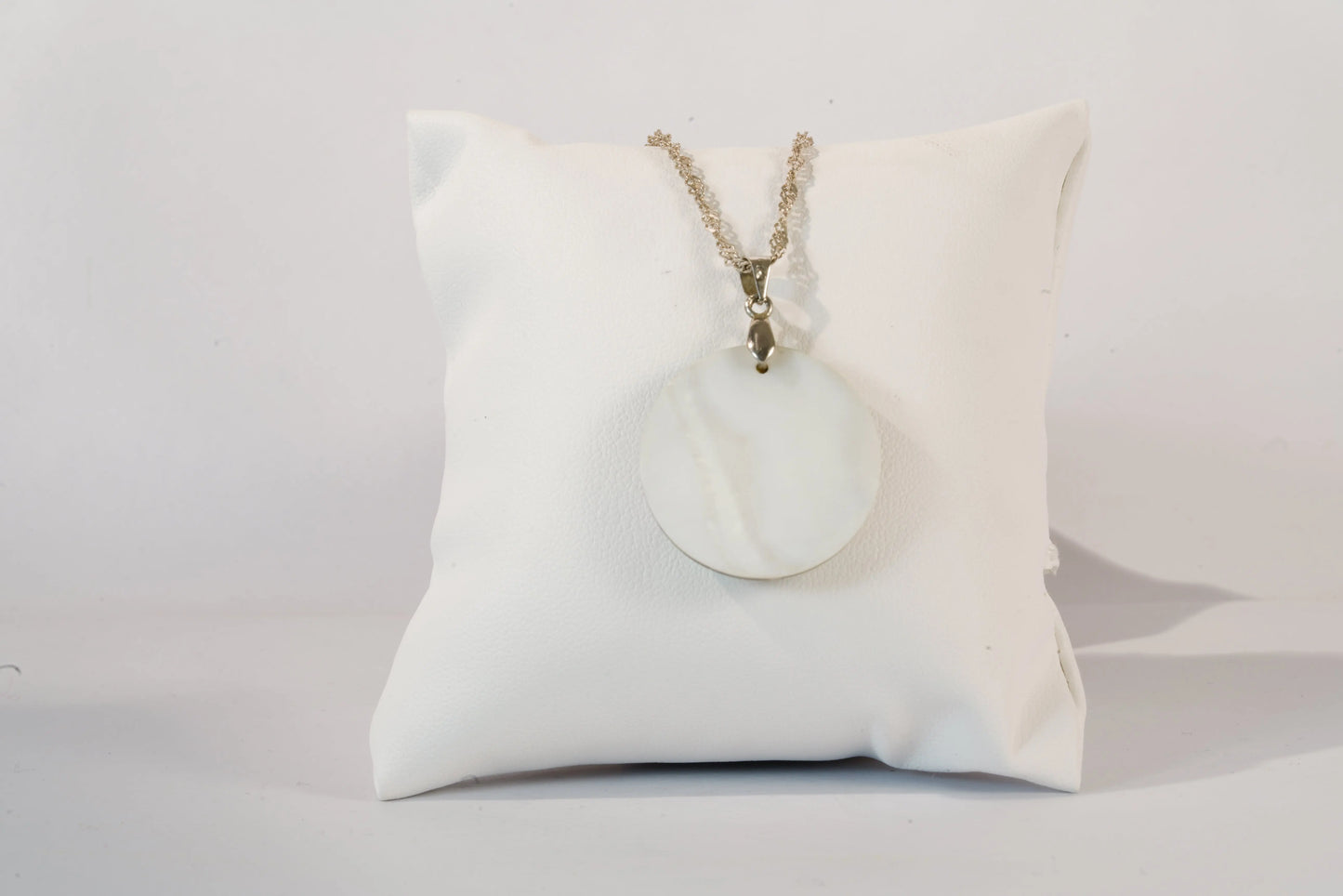 Collier en Argent avec pendentif indépendant en nacre colorée, chaîne maille corde creuse Ma boutique