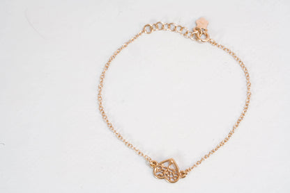 Bracelet fin en Plqué Or avec pendentif coeur et arbre de vie Ma boutique