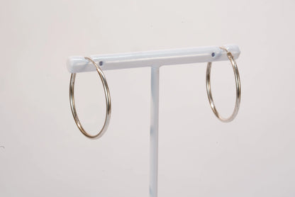 Boucles d'oreilles créoles fines en Argent Ma boutique